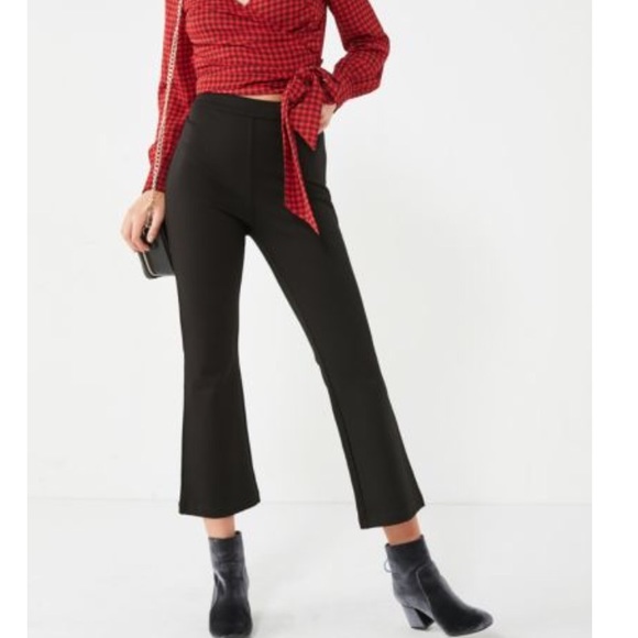 Urban Outfitters Pants - Black Cropped Flared Pant